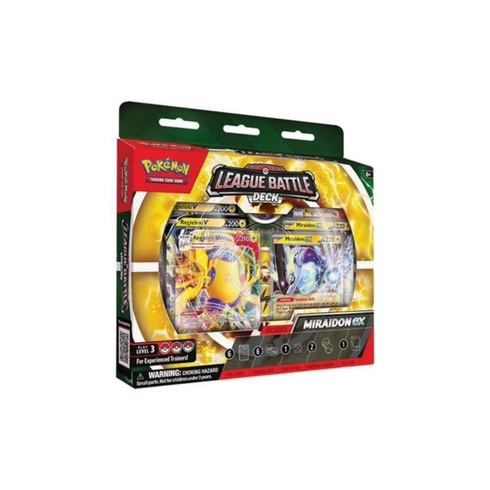 TCG Pokémon - Miraidon Ex / Regieleki Ex Baraja Liga de Batallas - Español