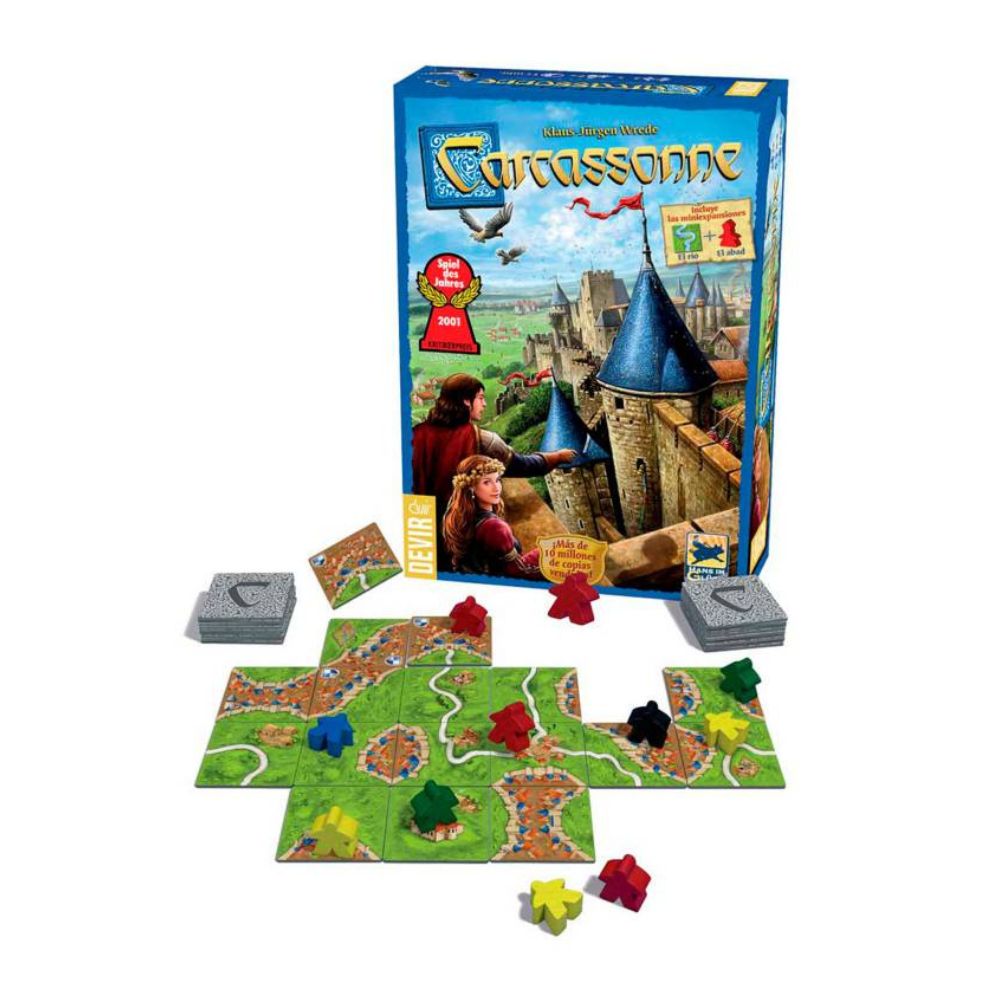 Juego de mesa - Carcassonne Basico - Outlet