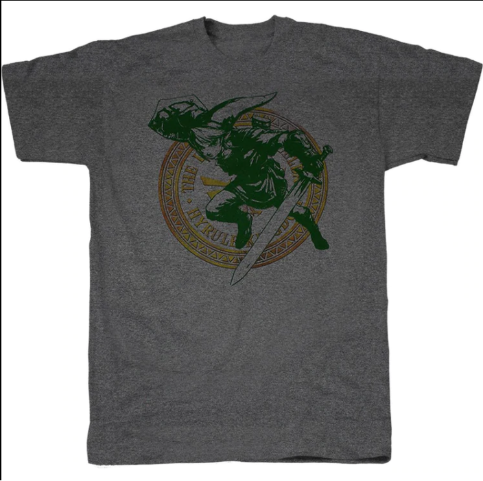 Wearables - Camiseta - T-Shirt The Legend of Zelda Dark Grey/Green
