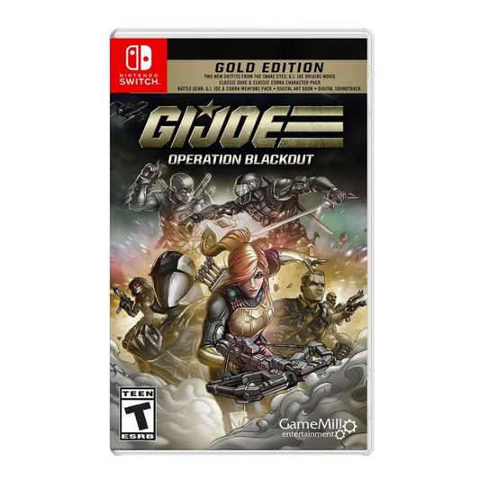 Switch - GiJoe Operation Blackout Gold Edition - Fisico - Nuevo
