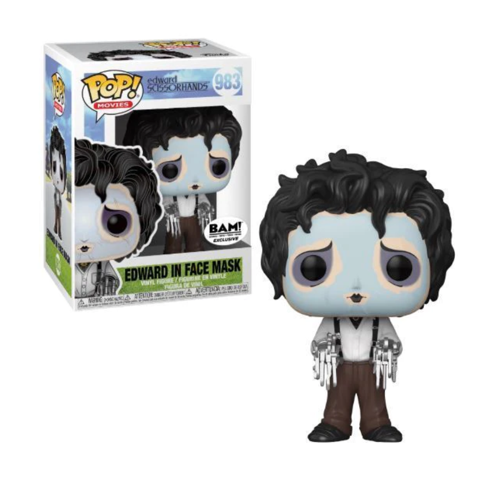 Funko Pop - Edward Scissorhands - Edward in Face Mask  - BAM Exclusive