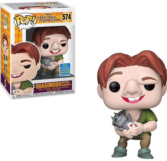 POP DISNEY THE HUNCBACK OF NOTRE DAME - QUASIMODO HOLDING GARGOYLE SPECIAL EDITION