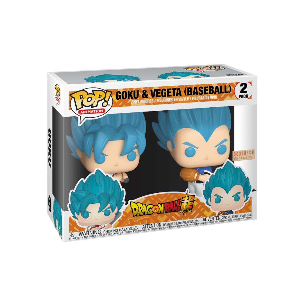 Funko Pop  - Dragon Ball Super - Goku and Vegeta Baseball Double