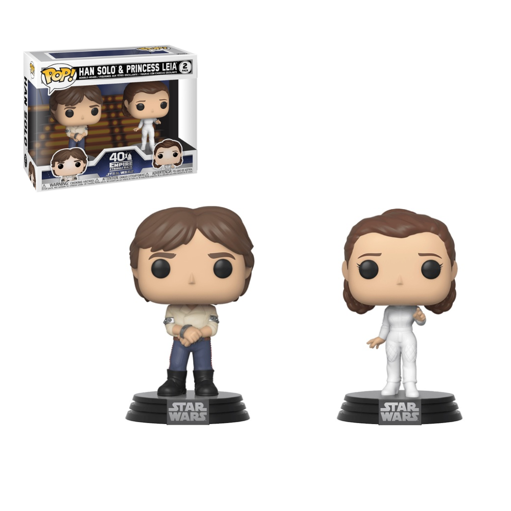 Funko Pop - Star Wars 2 Pack - Han Solo y Leia