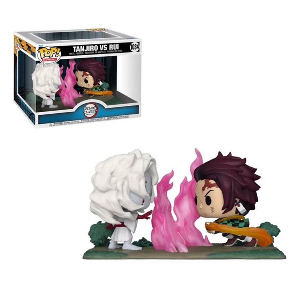 Funko Pop - Demon Slayer ( Kimetsu no Yaiba) - Tanjiro vs Rui - Moment Edicion Especial