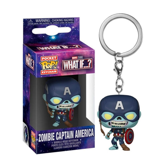Funko Llavero-  Marvel Series What If - Zombie Captain America