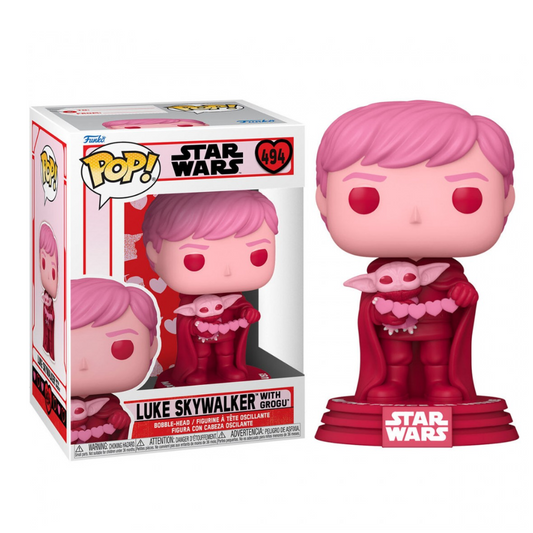 Funko Pop - Star Wars San Valentine  - Luke Skywalger with Grogu
