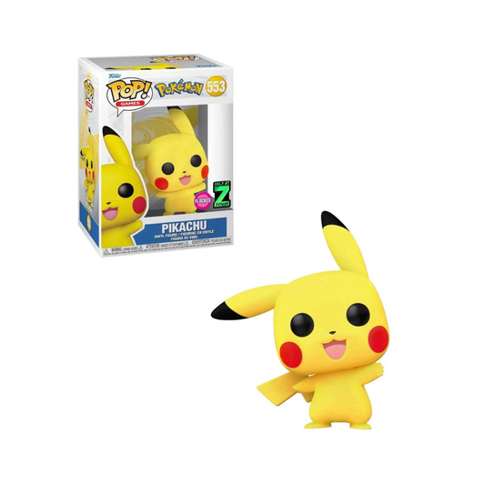 Funko Pop - Pokemon - Pikachu - Flocked Zavi Exclusive