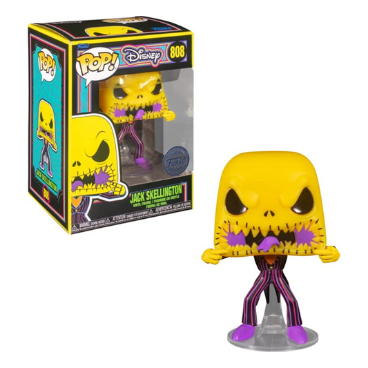 Funko Pop - Disney  - Scary Jack Skellington - Blacklight Edicion Especial