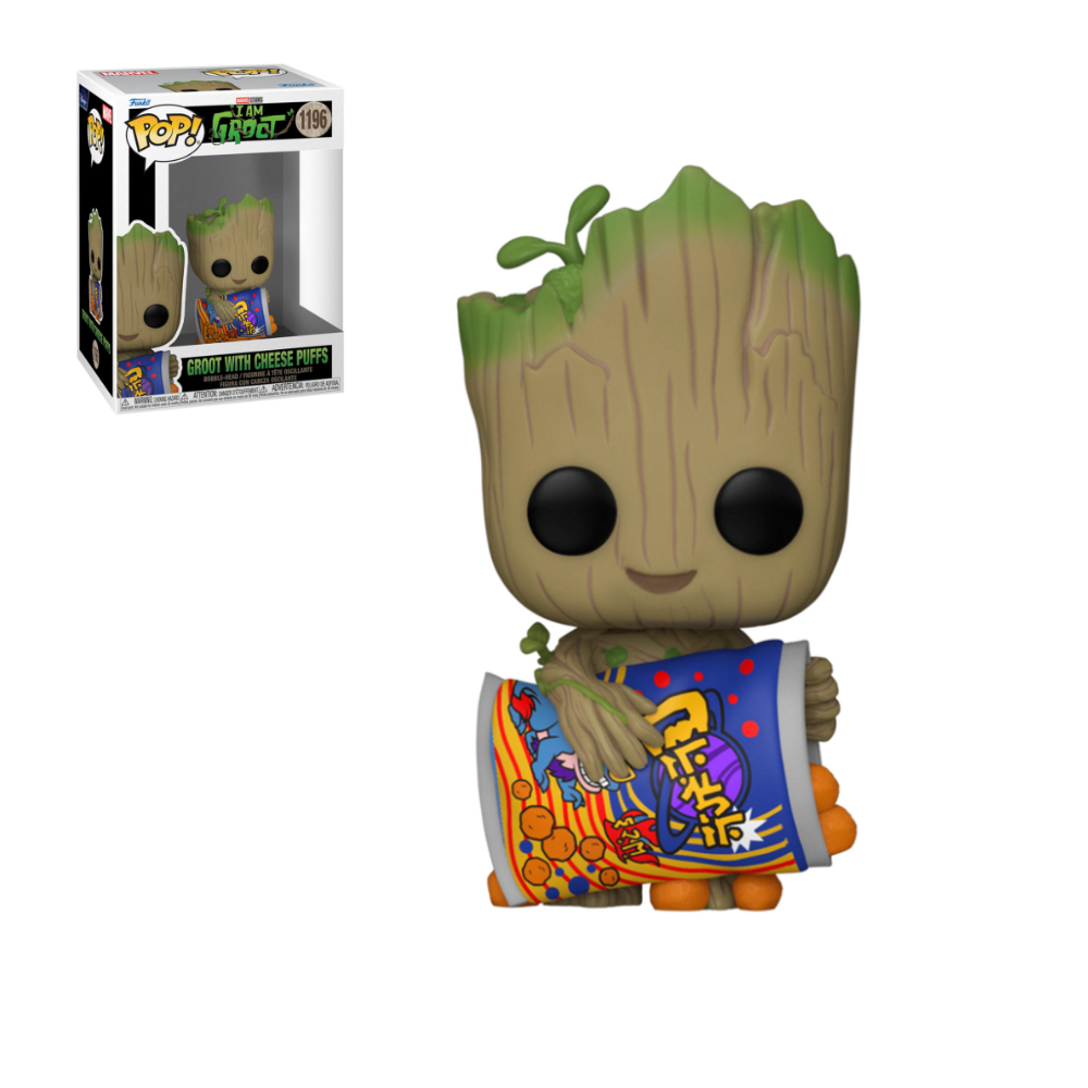 Funko Pop - I Am Groot - Groot Shorts - Groot con frituras