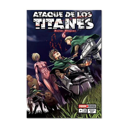 Manga  - Ataque a los titanes - Tomo 6 -  Panini Mexico