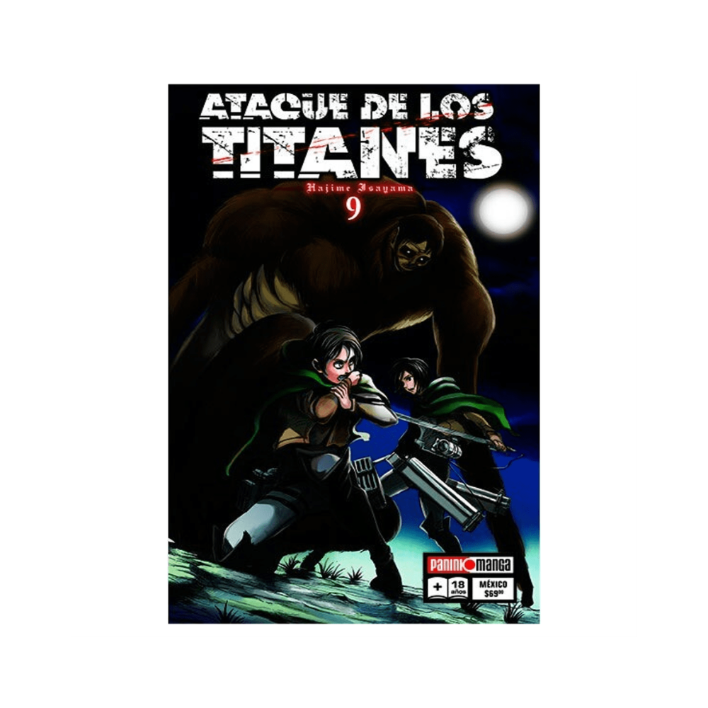 Manga  - Ataque De Los Titanes - Tomo 9 -  Panini Mexico