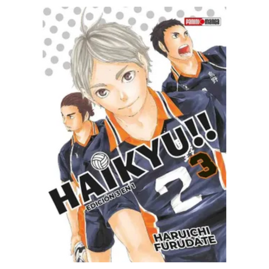 Manga - Haikyu!! (3 In 1) - Tomo 3 -  Panini Mexico