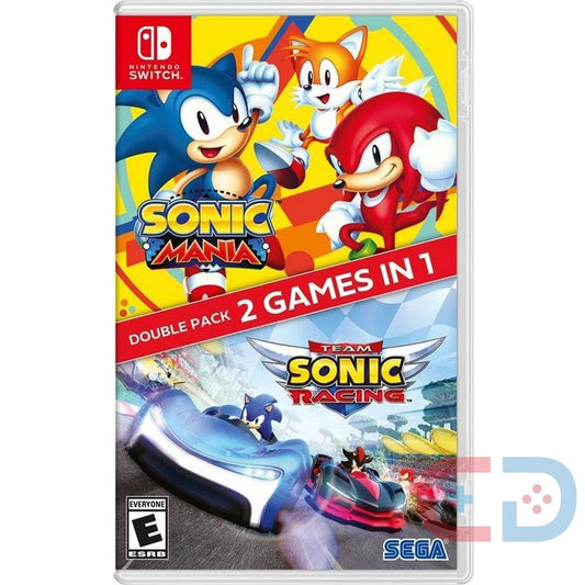 Switch - Sonic Mania + Team Sonic Racing  - Fisico - Usado
