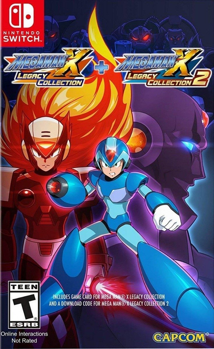 SWITCH MEGAMAN X LEGACY COLLECTION 1 + 2 - USADO