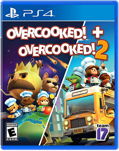 PS4 - Overcooked 1 + 2  - Fisico - Usado