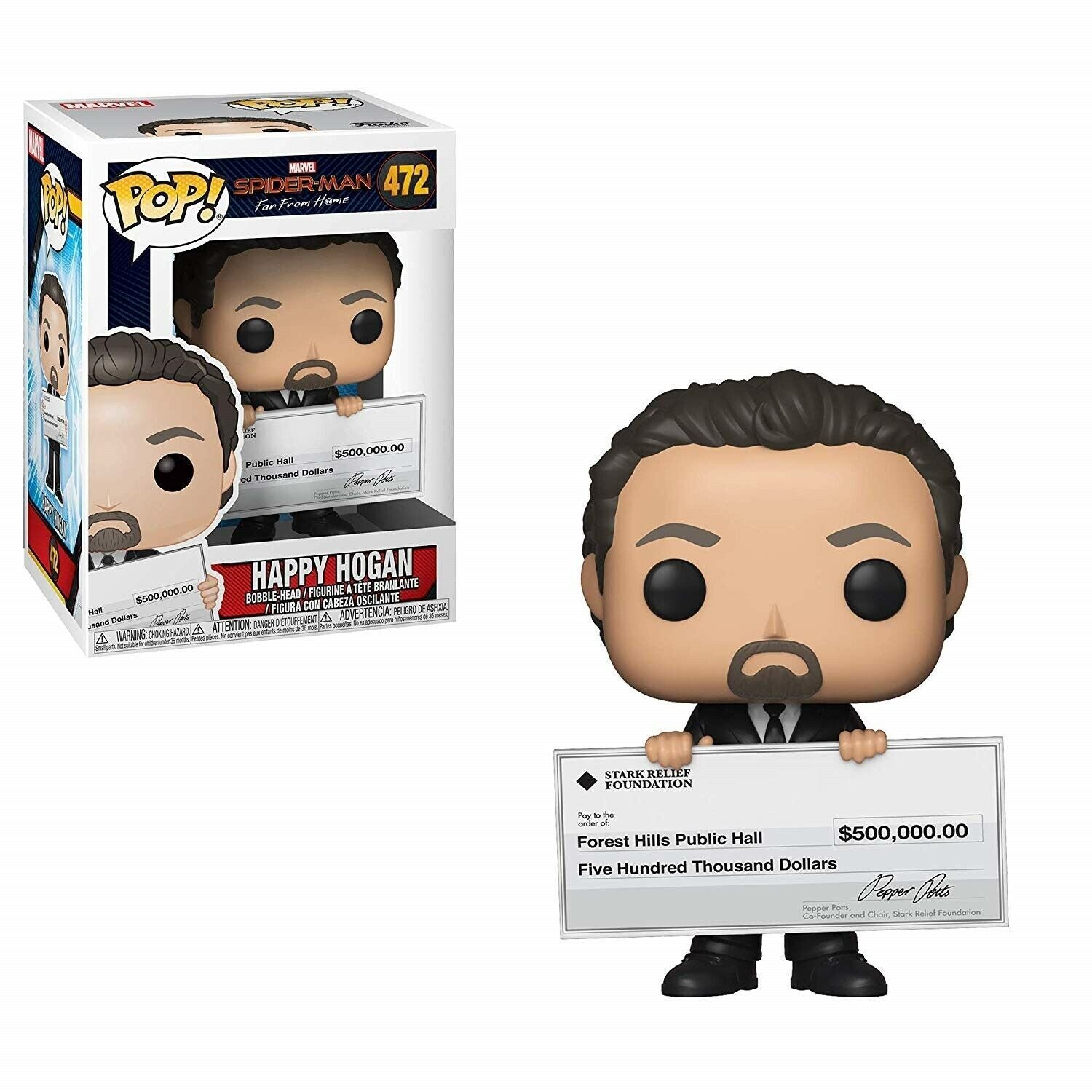 POP SPIDER MAN INTO THE SPIDER VERSE - HAPPY HOGAN